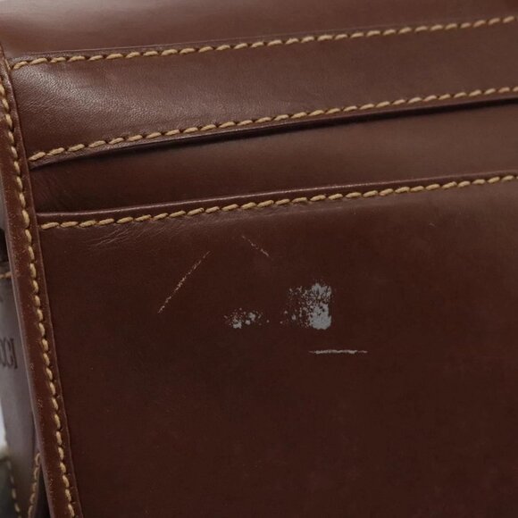 GUCCI GG Canvas Shoulder Bag Brown Gold 001 261 0613 Auth BA1734 - Picture 11 of 16